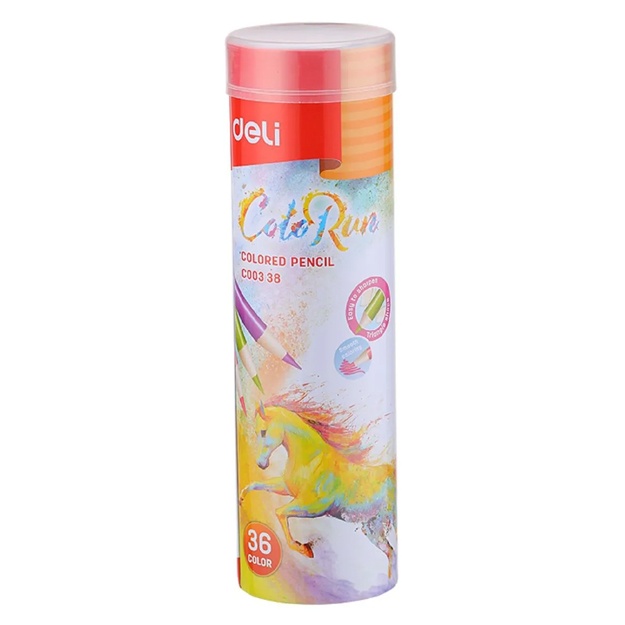 Rangli qalamlar 36r. Deli metal tuba (Loshad new) (00338-EC)