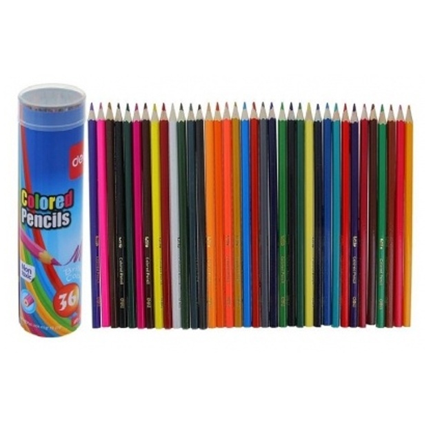 Rangli qalamlar 36r. Deli metal tuba (37122)