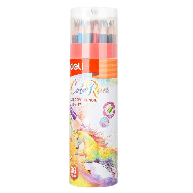 Rangli qalamlar 36r. Deli chiqakrg‘ichli tuba (Loshad new) (00337-EC)