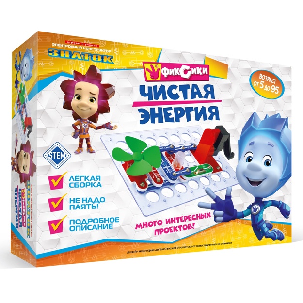 Знаток "Фиксики Чистая энергия" электронный конструктор(ZP-70827)