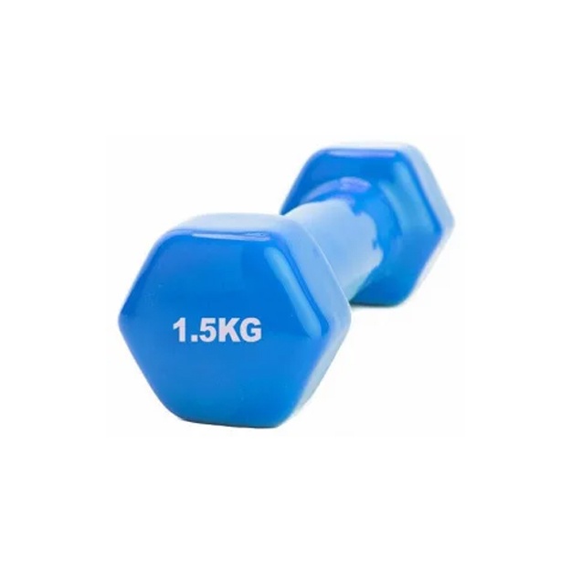 Гантели Резиновые 1.5 кг 2шт (3124) Голубой