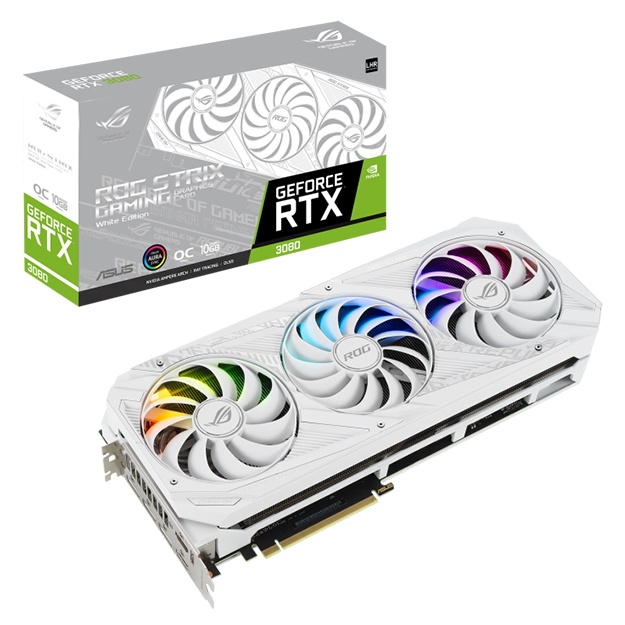 Видеокарта Asus Rog Strix RTX3080 OC V2 10GB GDDR6X (90YV0FAA-M0NM00)