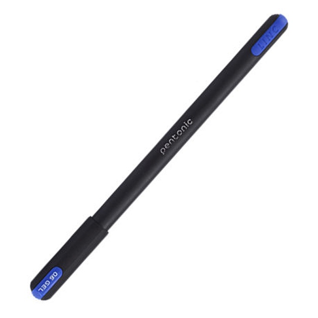 Sharikli ruchka Linc Pentonic, 0,7 mm, qora, siyoh rangi ko‘k, 4P displeyda