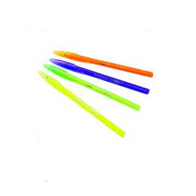 Ручка шариковая Linc Starline Neon, 0,6мм, синяя Зелёный