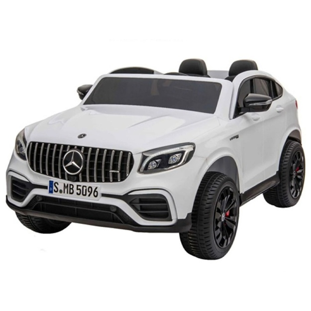 Детский электромобиль Mercedes-Benz GLC63S двухместный белый