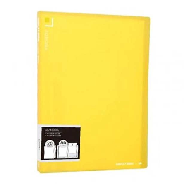 Papka 20 ta fayl bilan Aurora Deli (02462-EV) Sariq