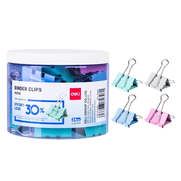 Engil bosimli qisqichlar 41mm Deli (8552-S) 24dona