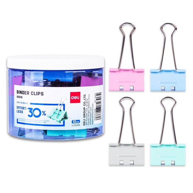Engil bosimli qisqichlar 50mm Deli (8551-S) 12dona