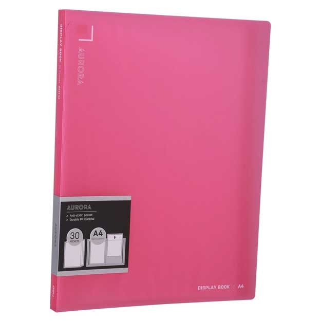 Papka 30 ta faylli Aurora Deli (02542-EV) Pushti