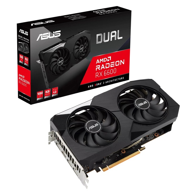 Videokarta Asus Dual Radeon RX6600 8GB GDDR6 (90YV0GP0-M0NA00)