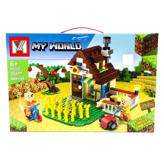 Конструктор My world Майнкрафт Маленькая ферма (MG205)