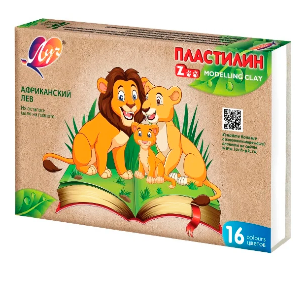 Plastilin «Luch»  «Zoo»16 rang  010