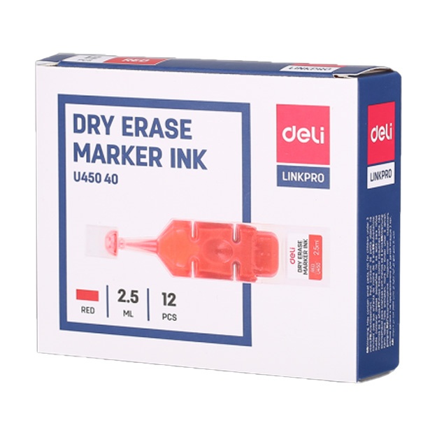 Marker uchun siyoh WB 005 Deli Qizil