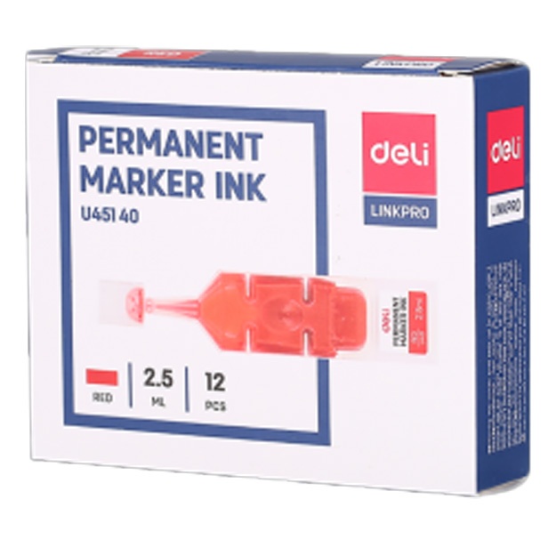 Marker uchun siyoh 105 Deli Qizil
