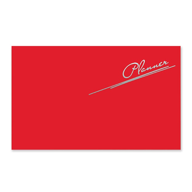 Rejalar uchun bloknot 220*135mm 192varaq (43249) Qora