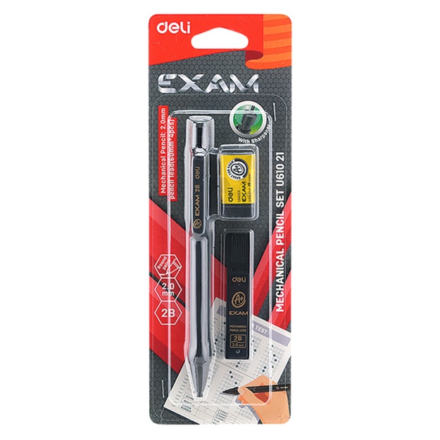 Mexanik qalam + grifel Deli (61021-EU)
