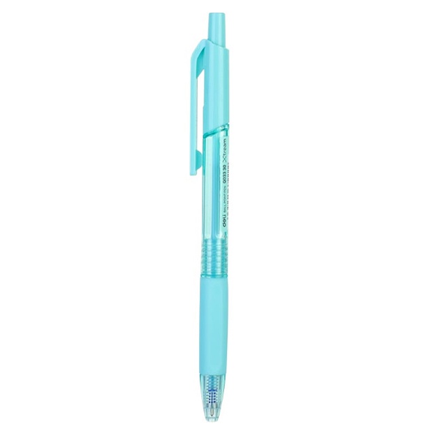 Sharikli ruchka Deli Q199, 0,7 mm, ko‘k siyoh biryuzoviy