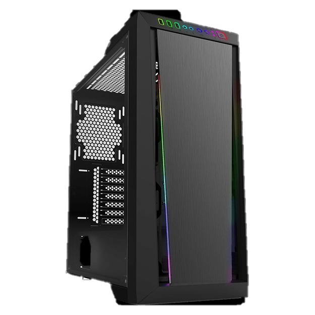Korpus Gamdias Argus M2 po‘lat\ temperli shisha\RGB no fans yorugich