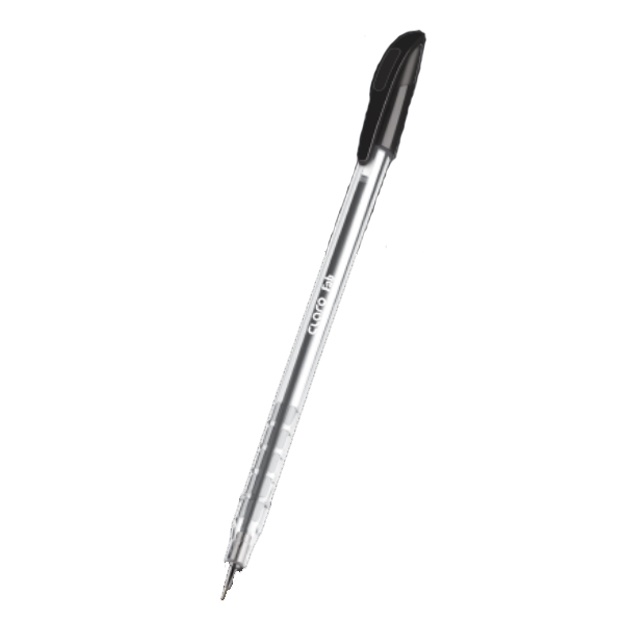 Sharikli ruchka Claro Fab, 0,7 mm Qora