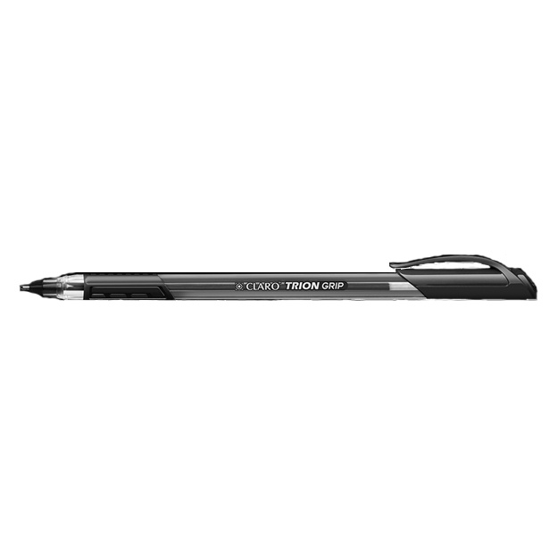 Sharikli ruchka Claro Trion Grip, 1,0 mm Qora