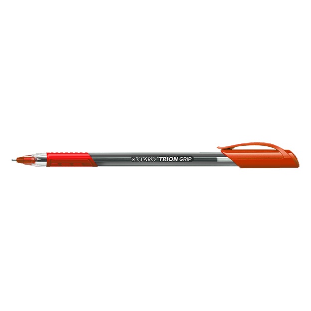 Sharikli ruchka Claro Trion Grip, 1,0 mm Qizil