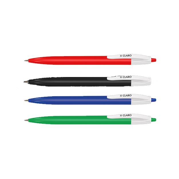 Sharikli ruchka Claro Klick-Click , 1,0 mm, ko‘k siyoh Ko‘k