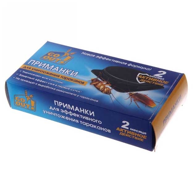 Tarakanlarni yo‘q qilish uchun olja, 4 dona