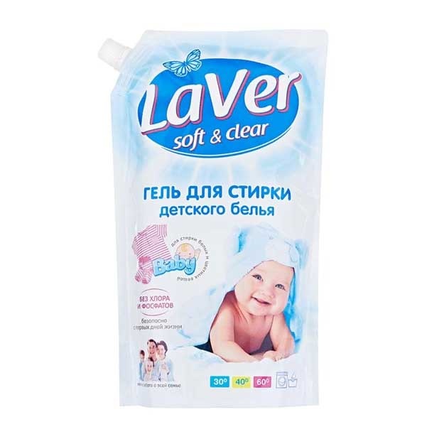 Bolalar kiyimlarini yuvish uchun gel LaVer Baby
