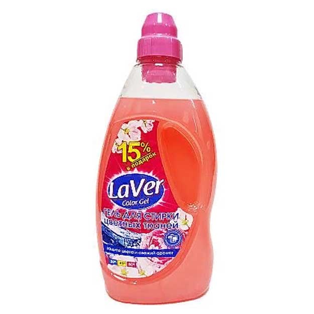 Rangli matolar uchun yuvish geli LaVer Color Gel 1150 ml