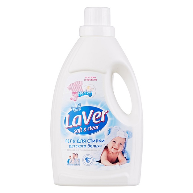 Bolalar kiyimlari uchun yuvish geli LaVer Baby, 950 ml