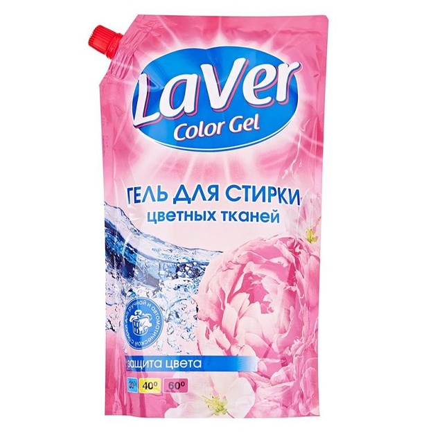 Rangli matolar uchun yuvish jeli LaVer Color 1l