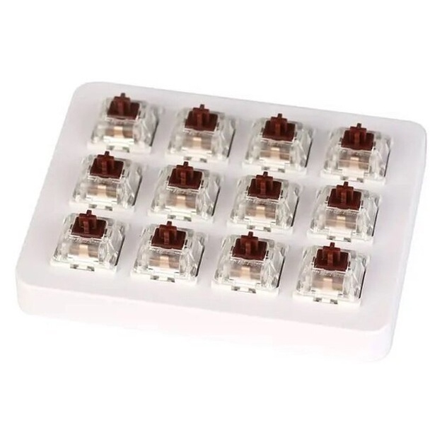 Keykap to‘plami Keychron Gateron Switch with Holder Set 12Pcs Jigarrang (Z3_KEYCHRON)