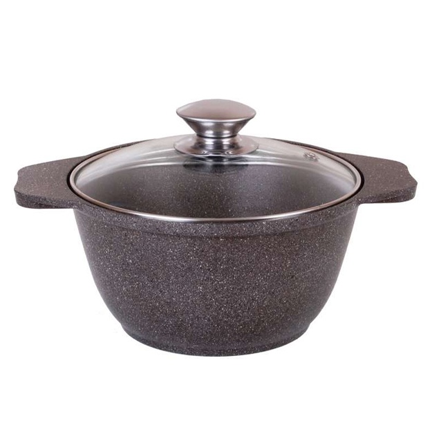 Shisha qopqoqli kastrul AP Kukmara 1l kmk12a