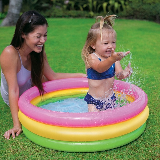Ishiriladigan bolalar basseyni (1 dan 3 yoshga) Intex (58924)