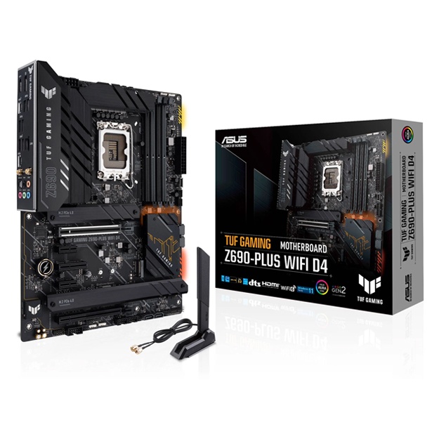 Kompyuter platasi Asus Tuf Gaming Z690-Plus D4 Wifi DDR4