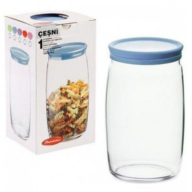 Moviy qopqoqli banka Paşabahçe 1,5l 43023