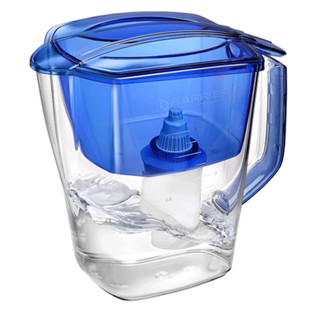 Suvni tozalash uchun filtrli idish BARER Grand 4 l indigo