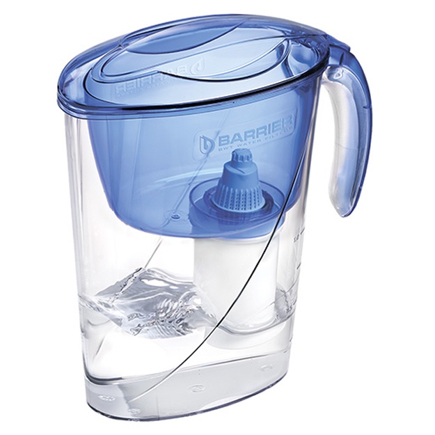 Suvni tozalash uchun filtrli idish Barer Eko akvamarin 2,6 l