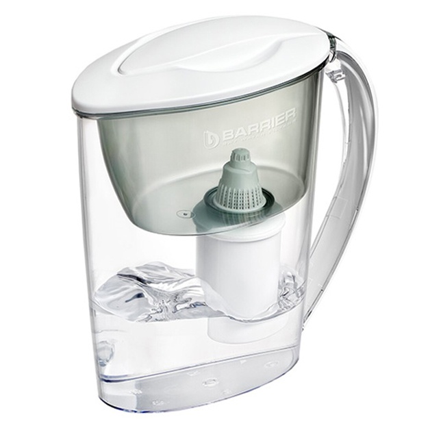 Suvni tozalash uchun filtrli ko‘za Barer Ekstra 2,5 l malaxit