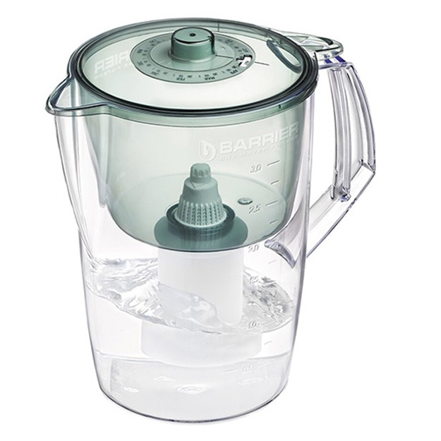 Suvni tozalash uchun filtrli idish Barer Norma 3,6 l malaxit