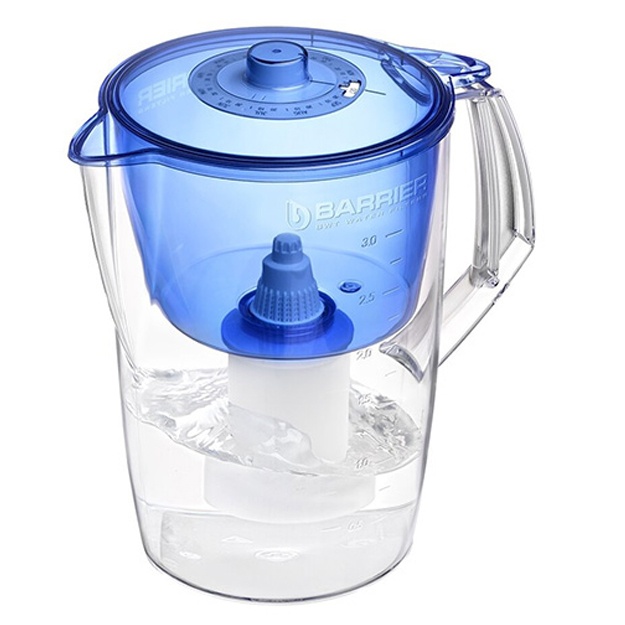 Suvni tozalash uchun filtrli idish Barer Norma 3,6 l Yoqut