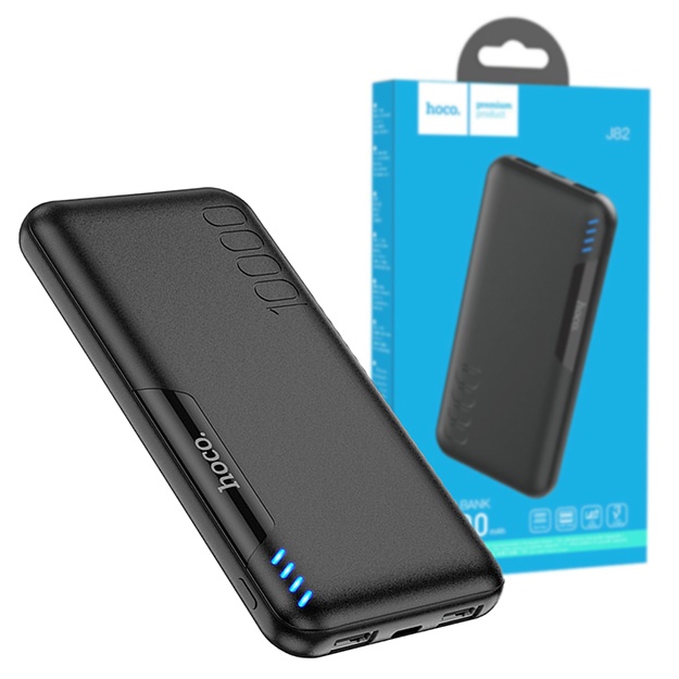 Tashqi akkumulyator Hoco J82 10000mAh Qora