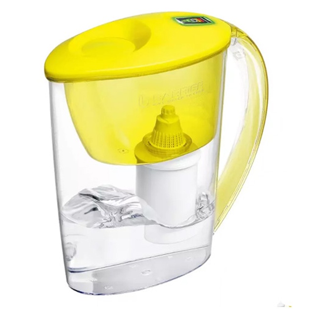 Suvni tozalash uchun filtrli ko‘za Barer Fit Ajoyib limon 2,5 l