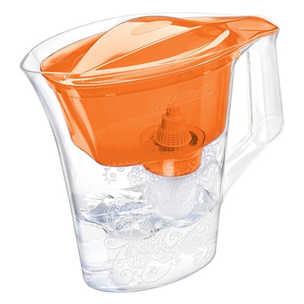 Suvni tozalash uchun filtrli ko‘za Barer Tango 2,5 l to‘q sariq