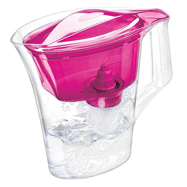 Suvni tozalash uchun filtrli ko‘za Barer Tango 2,5 l siyohrang