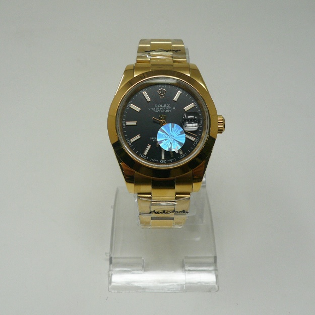 Qo‘l soati Rolex Oyster Perpetual Gold-Black 39 mm (replika)