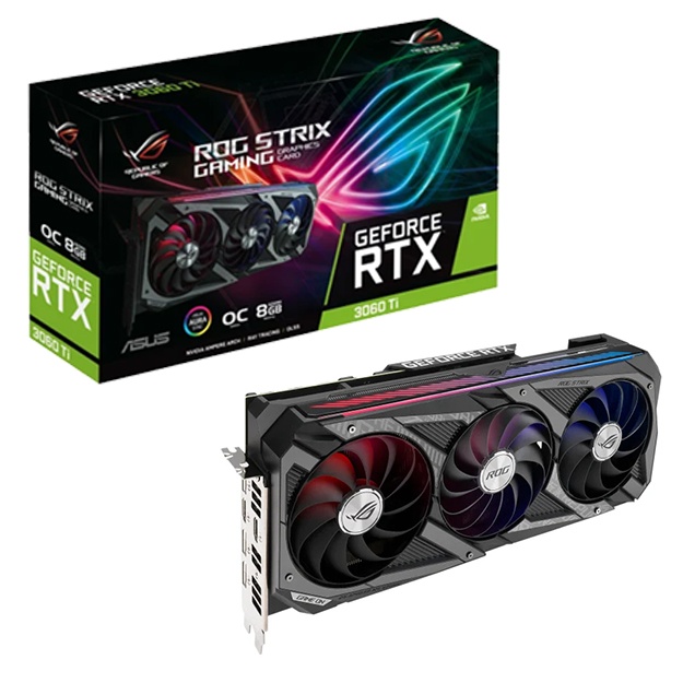 Видеокарта Asus Rog Strix RTX3060Ti OC 8GB V2 Gaming