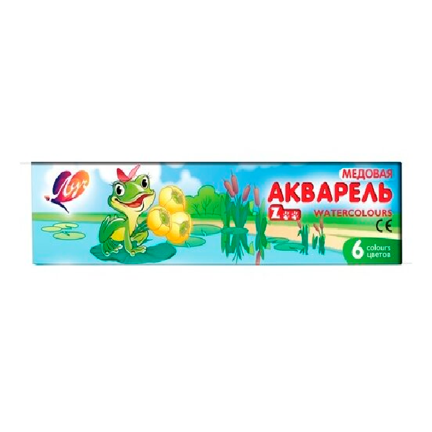 Akvarel Luch ZOO, 6 rang,  cho‘tka   mavjud emas