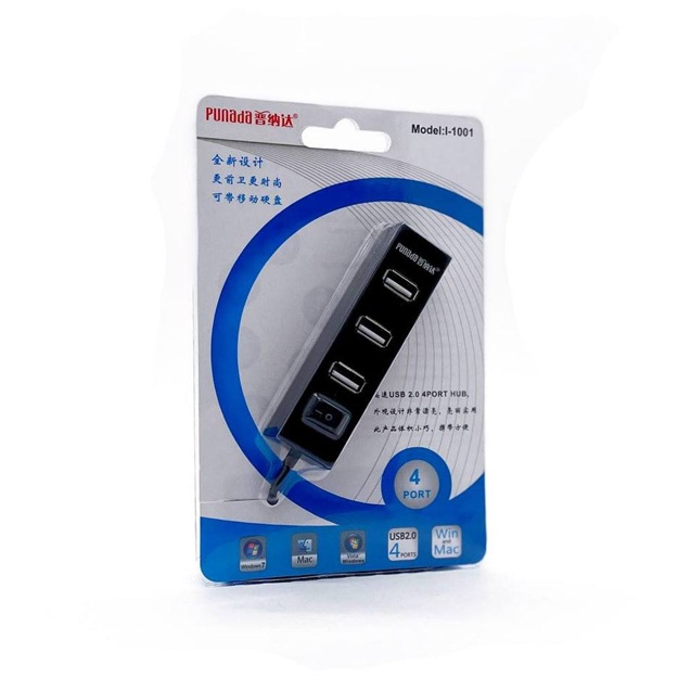 Portativ USB 2.0 HUB (4x1) 1001