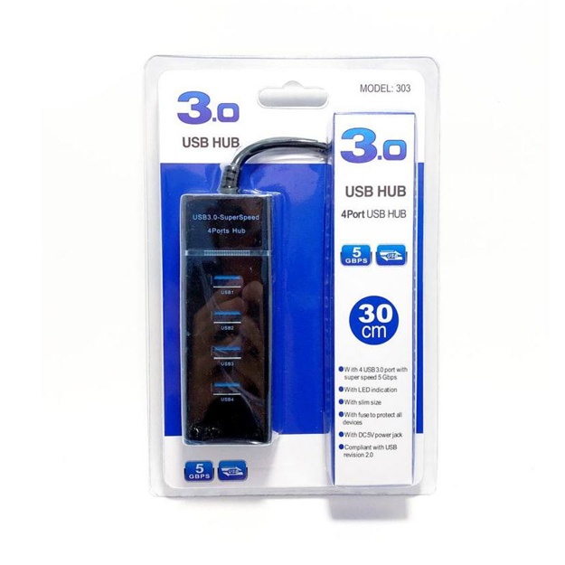 Portativ USB 3.0 HUB (4x1) 303